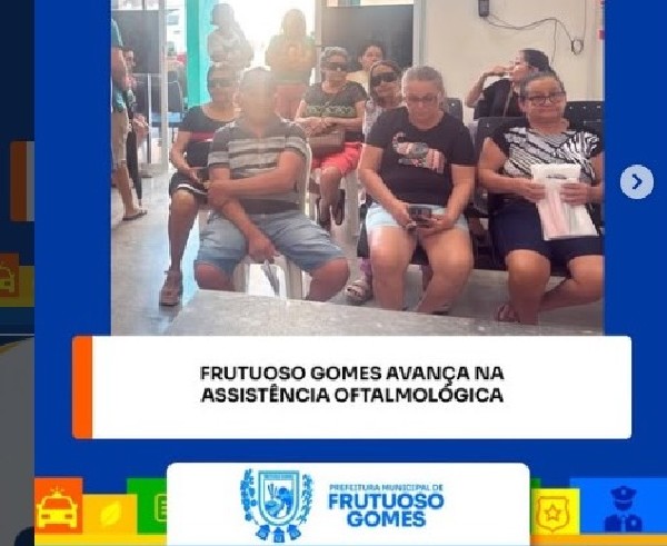 FRUTUOSO GOMES AVANÇA NA ASSISTÊNCIA OFTALMOLÓGICA